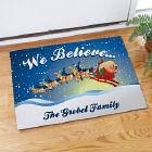 We Believe Christmas Doormat