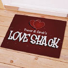 Love Shack Personalized Doormat