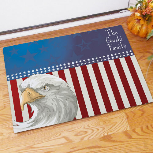 Personalized American Pride Doormat GiftsForYouNow