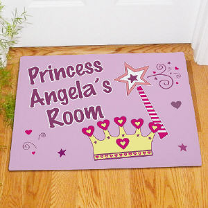 Personalized Princess Doormat