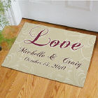 Personalized Love Doormat