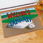 Dugout Baseball Doormat 83135817