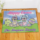 Personalized Easter Family Doormat