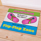 Personalized Flip Flop Zone Doormat 83142717