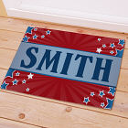 Personalized July 4th Welcome Doormat