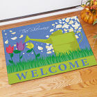 Personalized Watering Can Welcome Doormat 83149427
