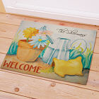 Personalized Spring Garden Welcome Doormat 83149657