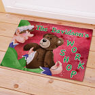 Personalized Santa's Workshop Welcome Doormat 83152297