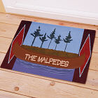 Personalized Canoe Welcome Doormat