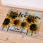 Personalized Sunflower Welcome Doormat 83155977X
