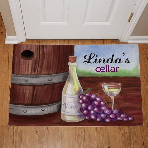 Personalized Wine Doormat GiftsForYouNow