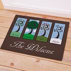 Personalized Four Seasons Welcome Doormat