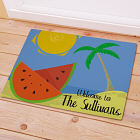 Personalized Beach Welcome Doormat