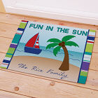 Personalized Summer Fun Welcome Doormat