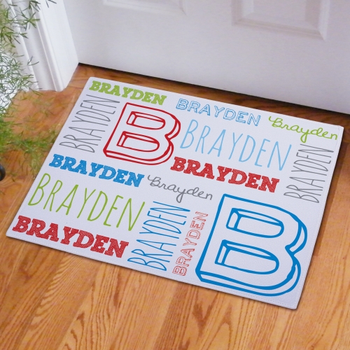 Personalized Kids Name Mat GiftsForYouNow