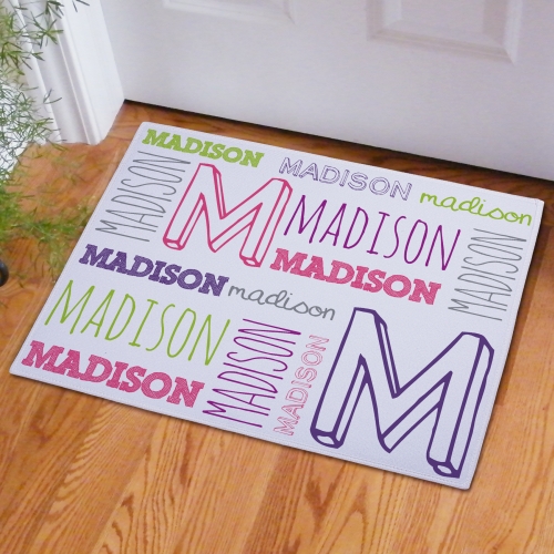 Personalized Kids Name Mat GiftsForYouNow