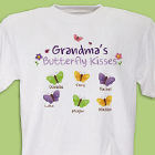 Butterfly Kisses Personalized T-shirt