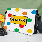 Personalized Polka Dot Name Large Shoulder Bag