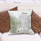 Personalized To My Mom Poem Throw Pillows