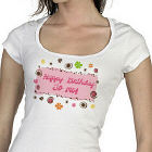Personalized Floral Retro Custom Baby Tee B32868x