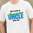 Awesome Uncle Personalized T-shirt 33178x