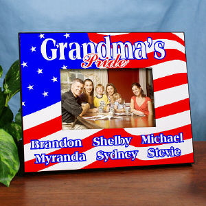 USA American Pride Personalized Printed Picture Frame