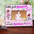 Dance and Twirl Ballerina Personalized Printed Frame 415160