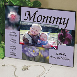 Always Blooming Personalized Picture Frame