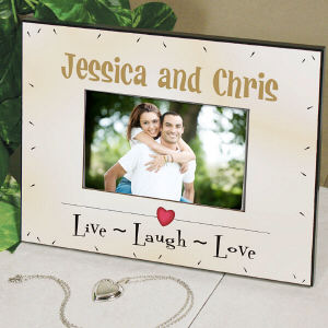 Live Laugh Love Picture Frames on Live Laugh Love Printed Frame   24 98 Personalized Love Photo Frame
