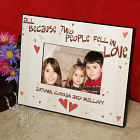 Personalized Fell In Love Printed Frame