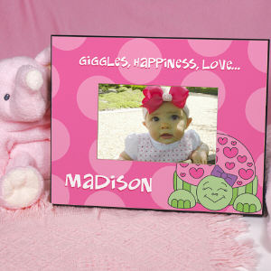 Personalized Turtle Printed Frame Personalized Turtle Printed Frame