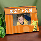 Personalized Giraffe Printed Frame