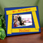 Personalized School Teacher Rules Printed Picture Frames