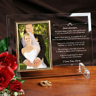 I'm Glad There's You Beveled Glass Picture Frame