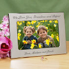 Engraved Custom Message Silver Picture Frame