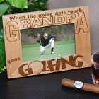 Go Golfing Wood Picture Frame