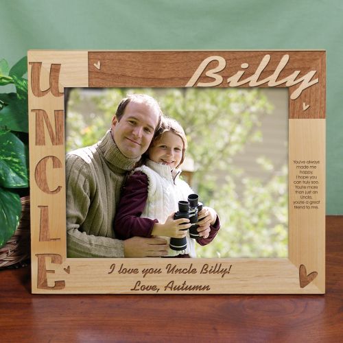 Personalized Uncle Photo Frame 8x10 GiftsForYouNow