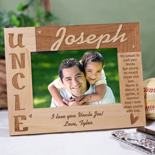 Personalized Uncle Picture Frame GiftsForYouNow