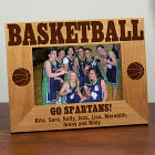 Engraved Basketball Wood Picture Frame 925581