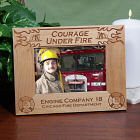 Personalized Fire Department Wood Picture Frame 928061