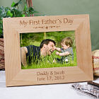 My First Fathers Day Wood Picture Frame 928351