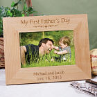 My First Fathers Day Wood Picture Frame 928351