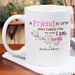 Personalized Friendship Coffee Mug