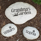 Engraved Grandma Garden Stones