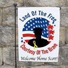 Personalized Land of the Free Garden Flag