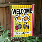 Welcome Bee Garden Flag