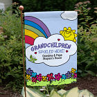 Personalized Grandparents Garden Flag  - Spoiled Here