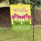 Personalized Spring Tulips Garden Flag 83033282N
