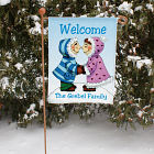 Eskimo Couple Personalized Garden Flag 83036172