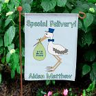 Special Delivery Baby Boy Announcement Garden Flag 83036922